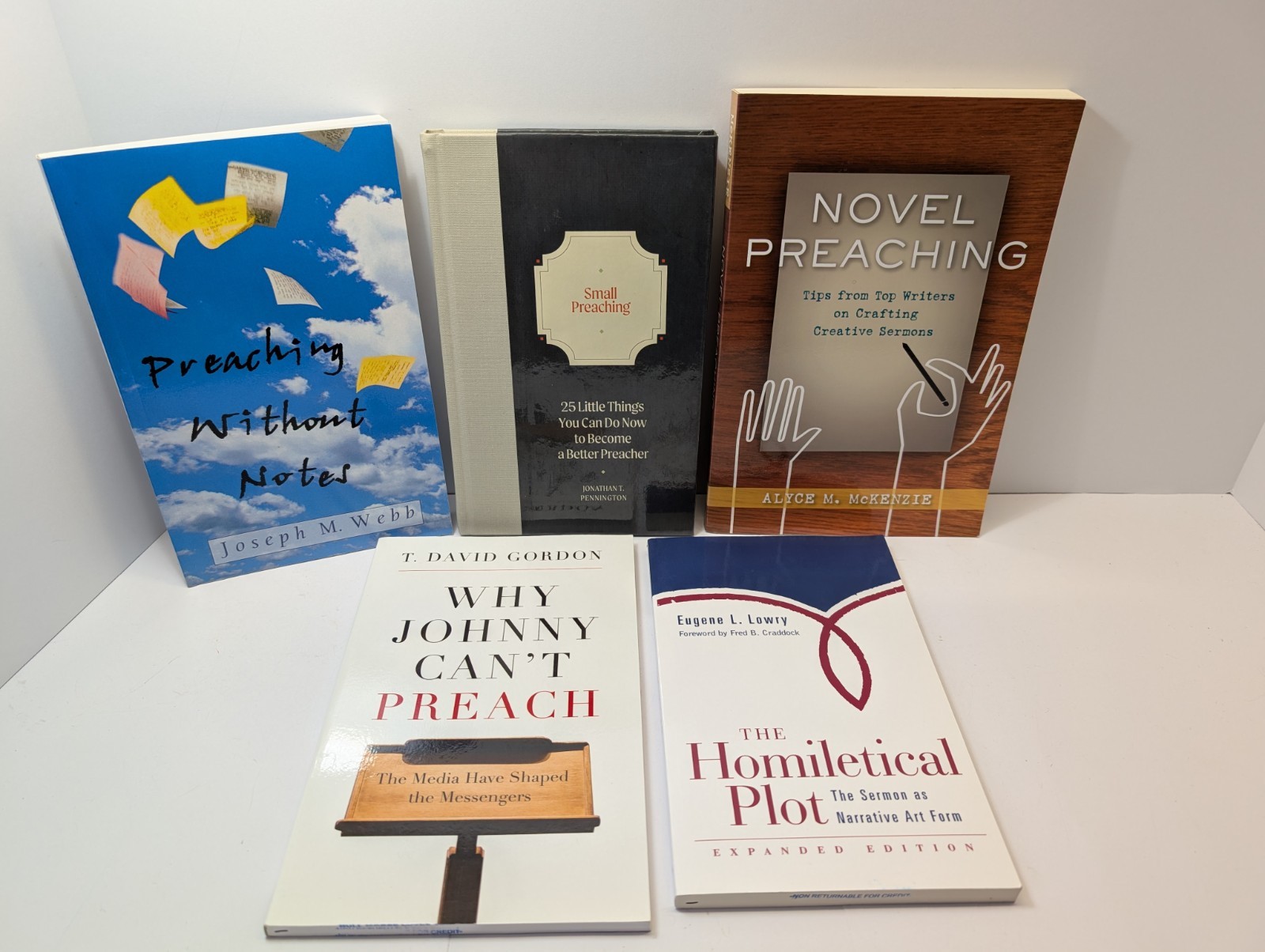 Books On Preaching Religious Teachings Books Sermons- Lowry, Gordon, Webb Etc