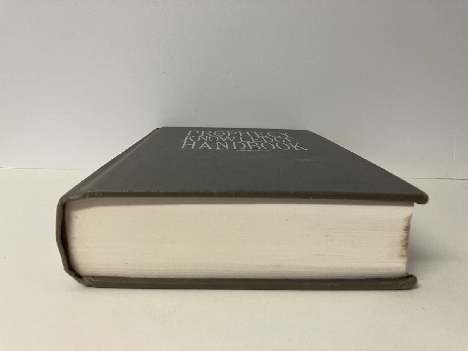 The Prophecy Knowledge Handbook by John Walvoord (1990, Hardcover) VERY GOOD