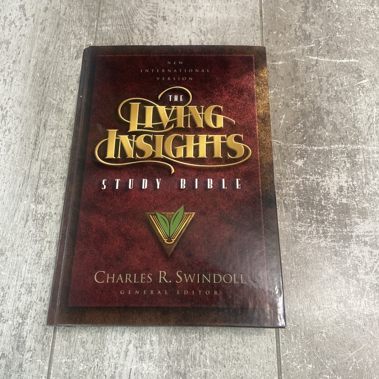 The Living Insights Study Bible NIV By Charles R Swindoll (1996) HC