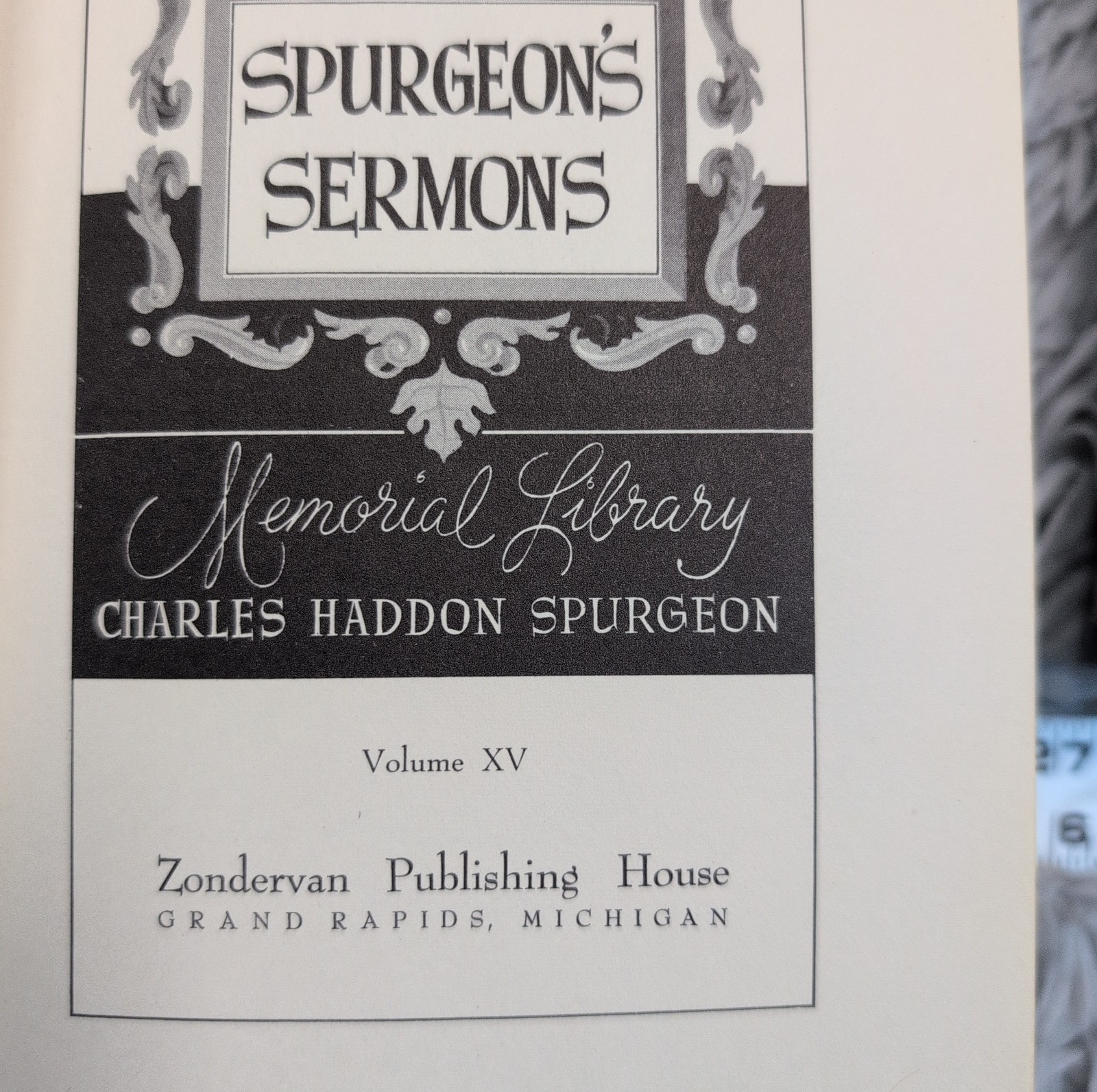 Lot of 5 Books Spurgeon’s Sermons Charles Spurgeon Christian Vol. 3, 6, 10, 15
