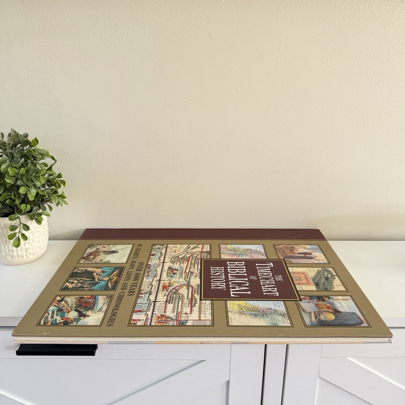 Timechart of Biblical History Maps Charts Oversized Bible Study Book 4000 Years