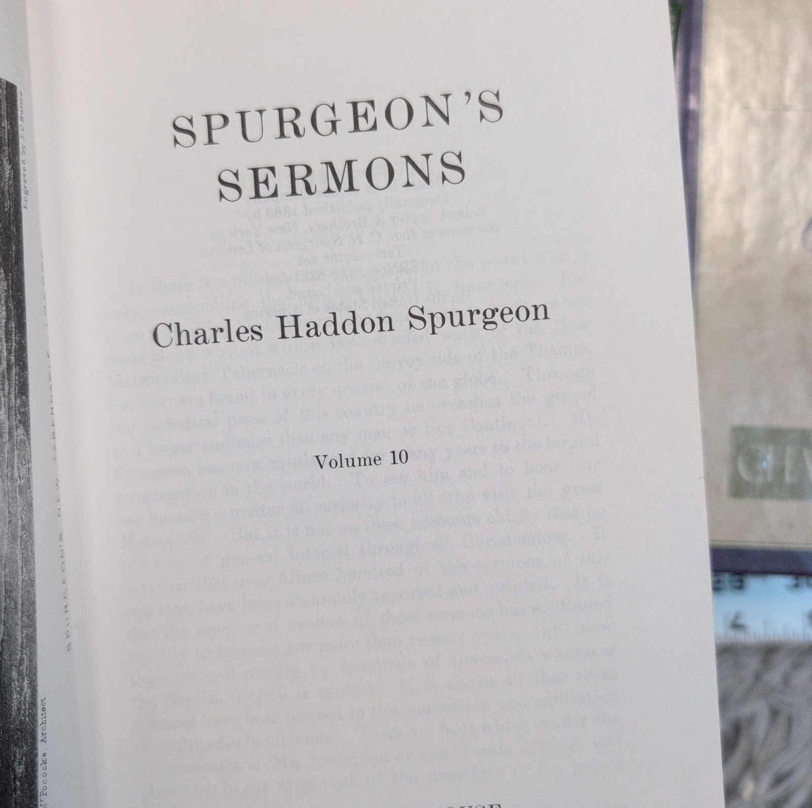 Lot of 5 Books Spurgeon’s Sermons Charles Spurgeon Christian Vol. 3, 6, 10, 15