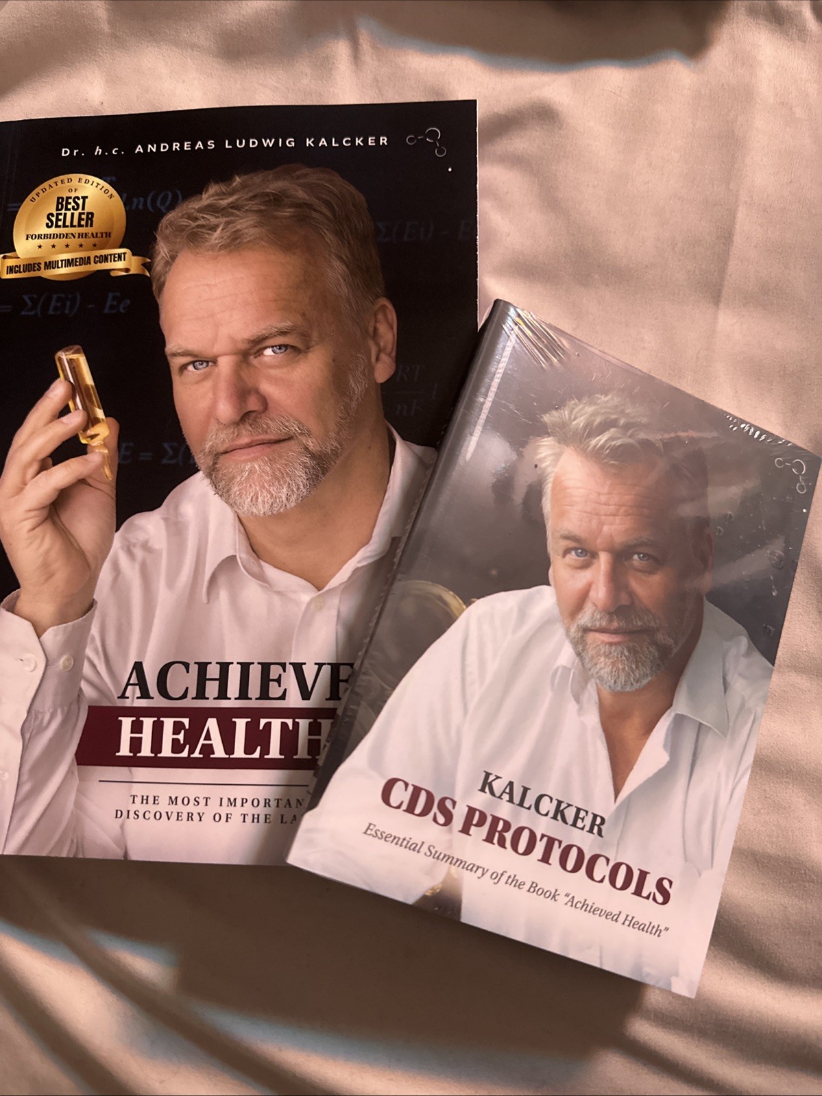 Set Of 2 Books ACHIEVED HEALTH by ANDREAS KALCKER
