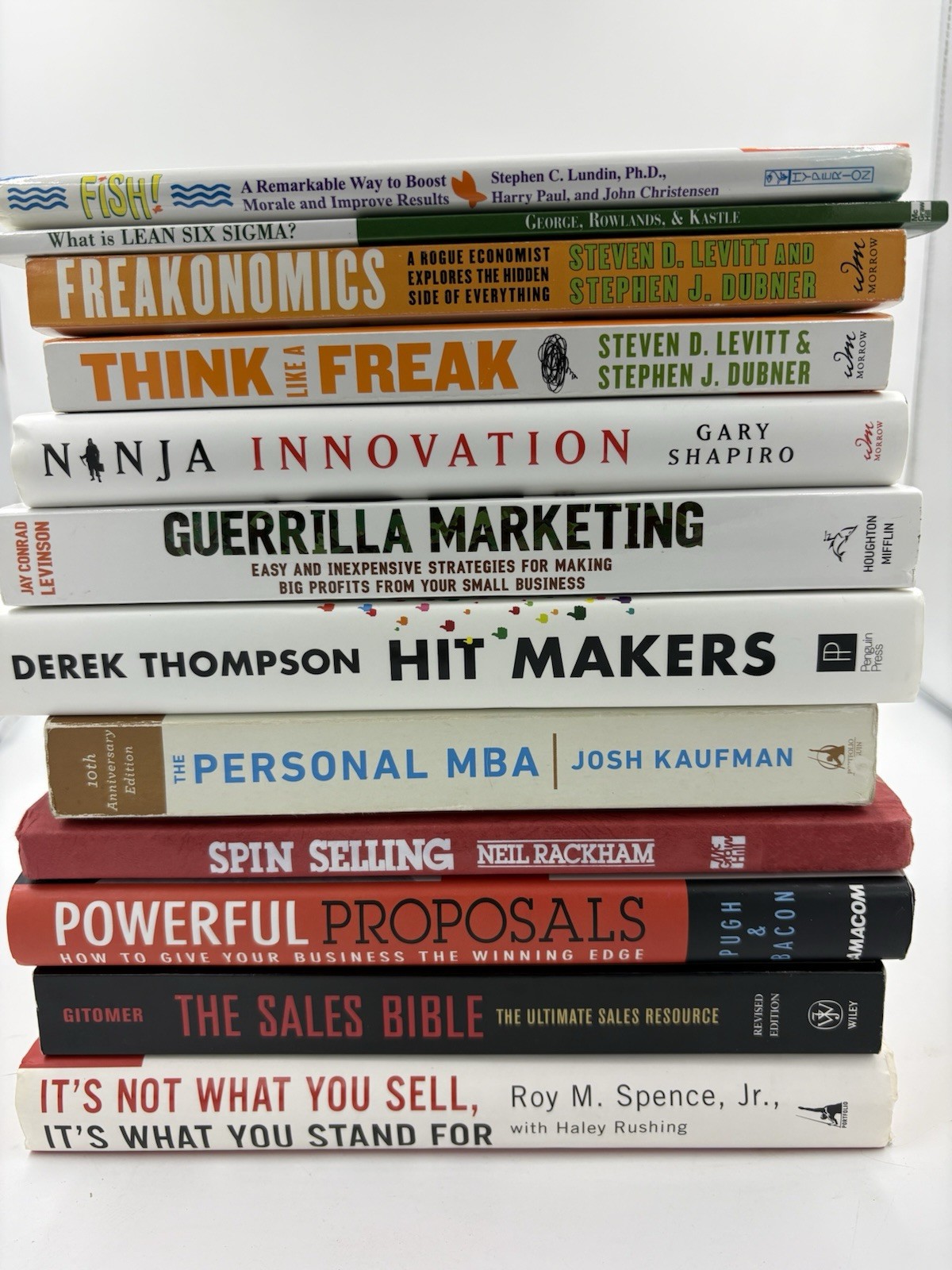 Lot of 13 Best Seller Business Books – See Pics